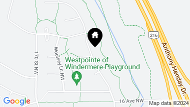Map of 4105 WHISPERING RIVER DR NW, Edmonton AB, T6W 2E1