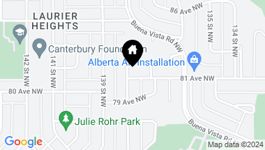 Map of 8107 138 ST NW, Edmonton AB, T5R 0E1