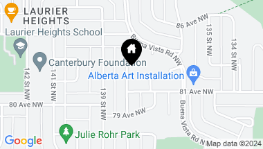 Map of 8207 138 ST NW, Edmonton AB, T5R 0E1