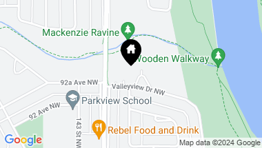 Map of 14032 VALLEYVIEW DR NW, Edmonton AB, T5R 5T8
