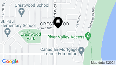 Map of 9605 142 ST NW, Edmonton AB, T5N 2M8