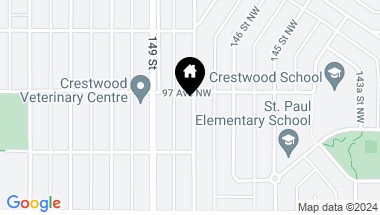 Map of 9636 148 ST NW, Edmonton AB, T5N 3E5