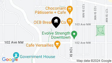 Map of 10234 125 ST NW, Edmonton AB, T5N 1S9