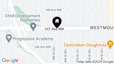 Map of 10639 129 ST NW, Edmonton AB, T5N 2A1