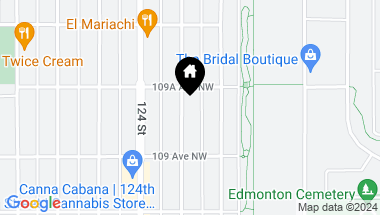 Map of 10947 123 ST NW NW, Edmonton AB, T5M 0C8