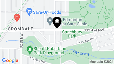 Map of 11233 79 ST NW, Edmonton AB, T5B 2J8