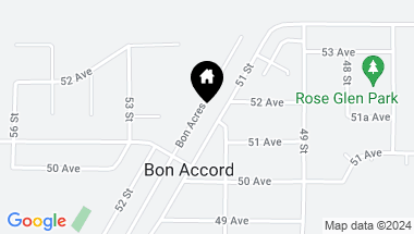 Map of 5117 BON ACRES CR, Bon Accord AB, T0A 0K0