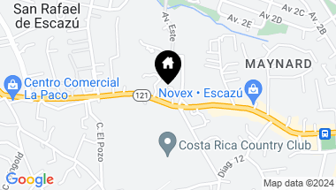 Map of The One at 510 Avenida #401 NA, Escazú, San Jose, Escazu, 10201